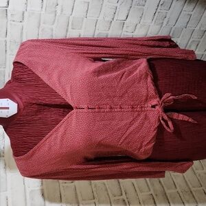 American Eagle SZ L Crop Blouse